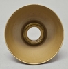 Picture of Gold Candle Lamp has Candle Holder, Glass Votive & Printed Glass Shade | 6"Dx15.5"H |  Item No. 99636