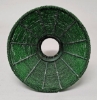 Picture of Green Bead Lamp Shade Woven on Metal Wire Frame  Set/2  | 3"x9"x6"H |  Item No. 20314