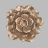Picture of Floral Ceramic Candle Holders Light Brown Pewter Finish  set/7,  Item No. K71060 FREE SHIPPING