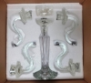 Picture of Candelabra Crystal Four Arms and Bowl | 20"W x 33.5"H | Item No. 20217 FREE SHIPPING