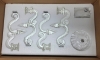 Picture of Crystal Candelabra Eight Light w/Bowl or Nine Light | 20"W x 34"H | Item No. 20221 FREE SHIPPING