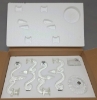Picture of Crystal Candelabra Eight Light w/Bowl or Nine Light | 20"W x 34"H | Item No. 20221 FREE SHIPPING