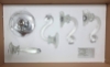 Picture of Crystal Candelabra Five Light with Hurricane Shades | 16"W x 35"H | Item No. 20228 FREE SHIPPING